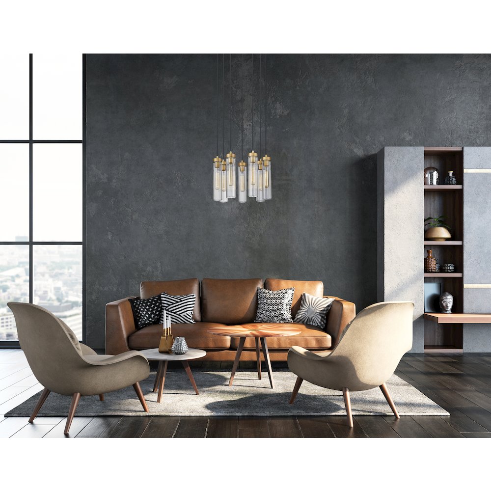 Z-Lite 7 Light Chandelier. Picture 6