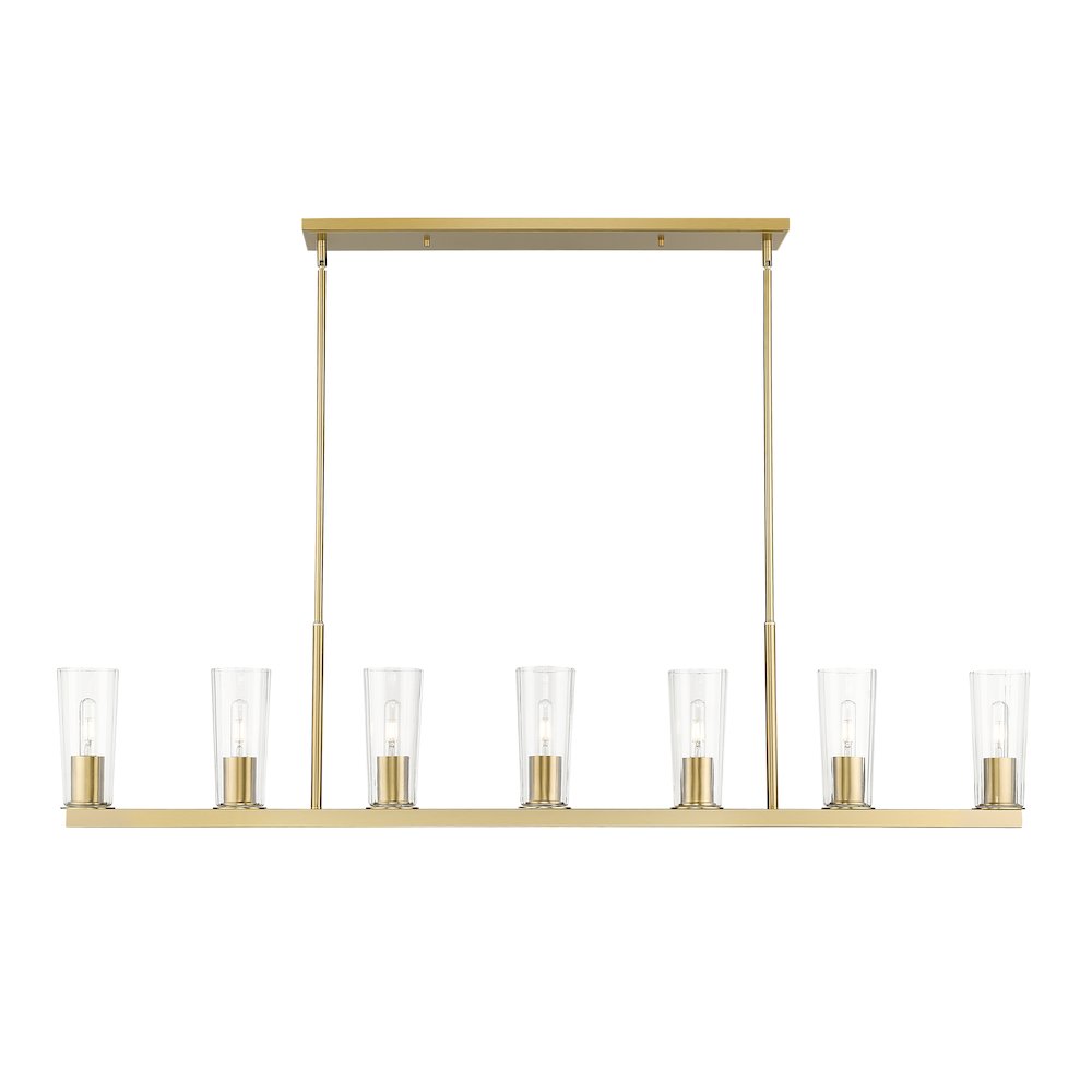 Z-Lite 7 Light Linear Chandelier. Picture 3