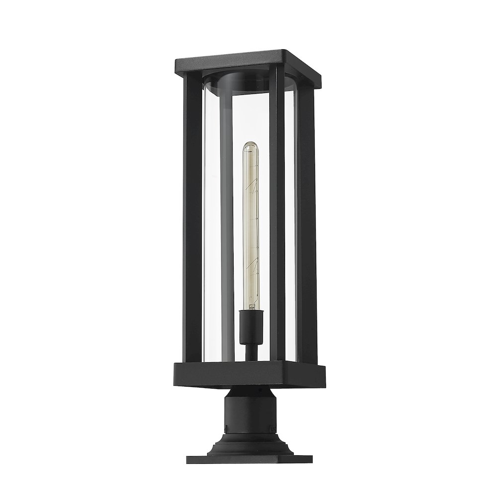 Z-Lite 1 Light Outdoor Pier Mounted Fixture. Picture 5