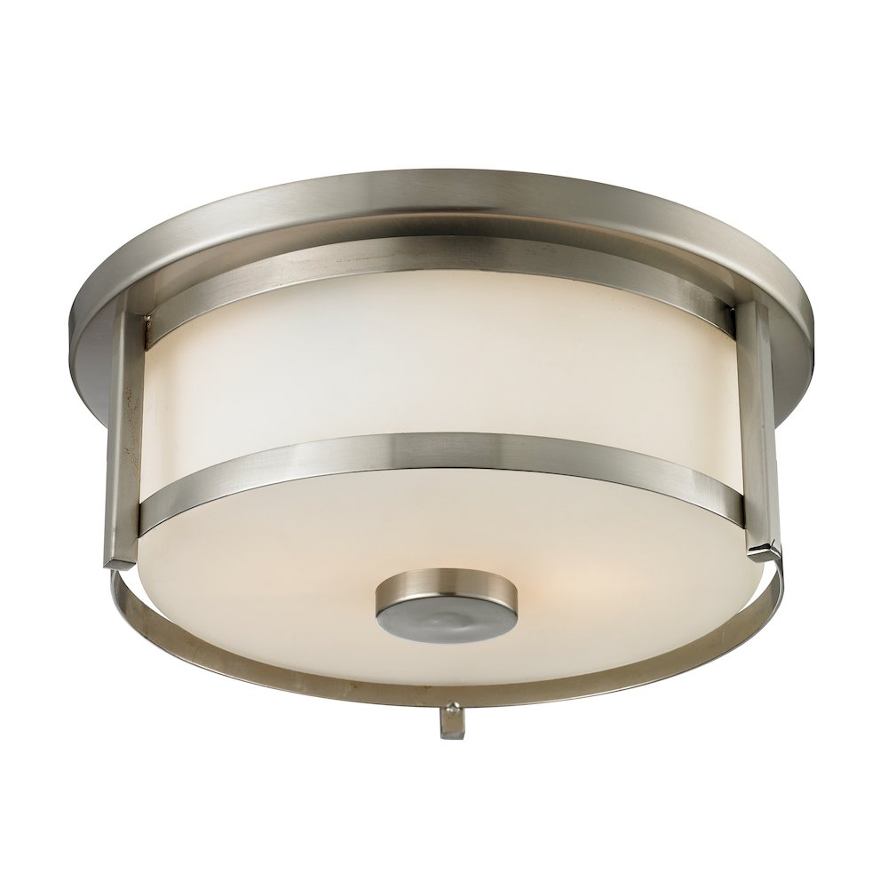 Z-Lite 2 Light Flush Mount. Picture 1