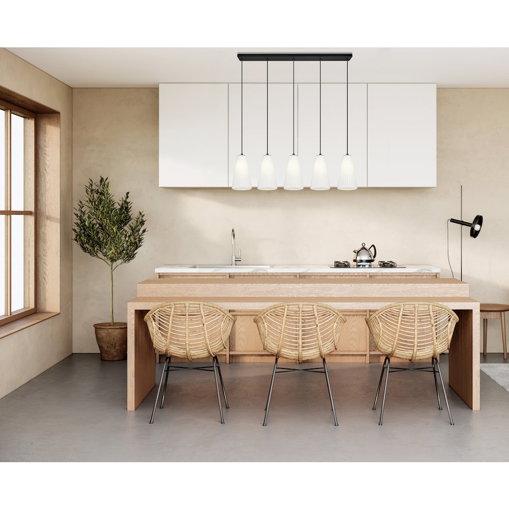 Z-Lite 5 Light Linear Chandelier. Picture 7