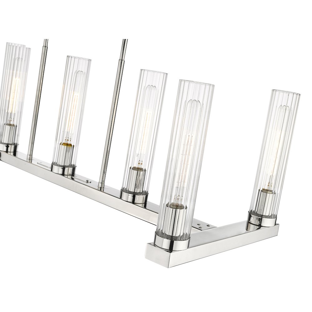 Z-Lite 7 Light Linear Chandelier. Picture 4
