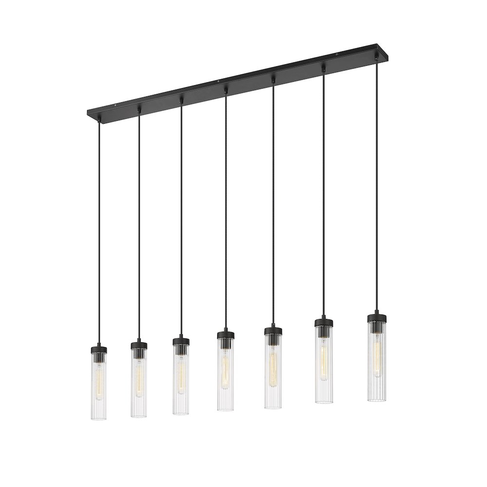 Z-Lite 7 Light Linear Chandelier. Picture 1