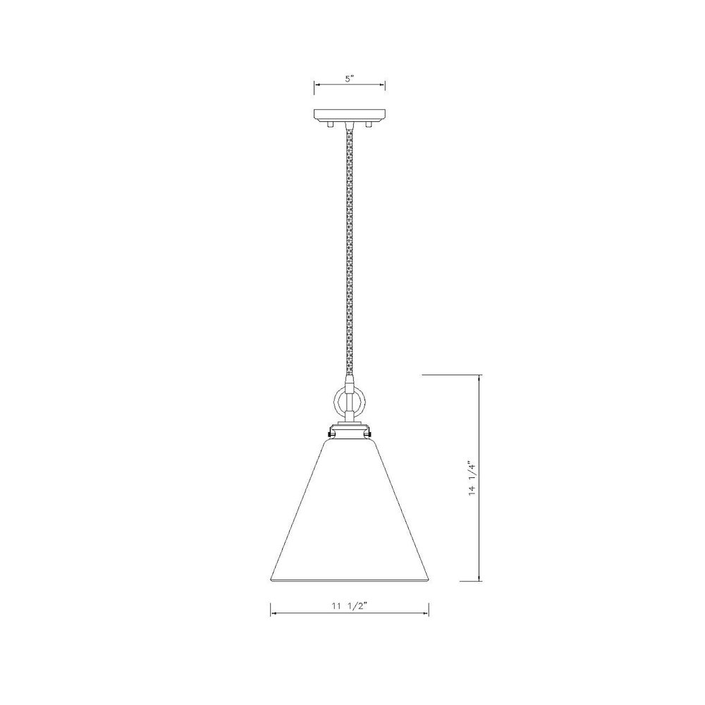 Z-Lite 1 Light Pendant. Picture 8
