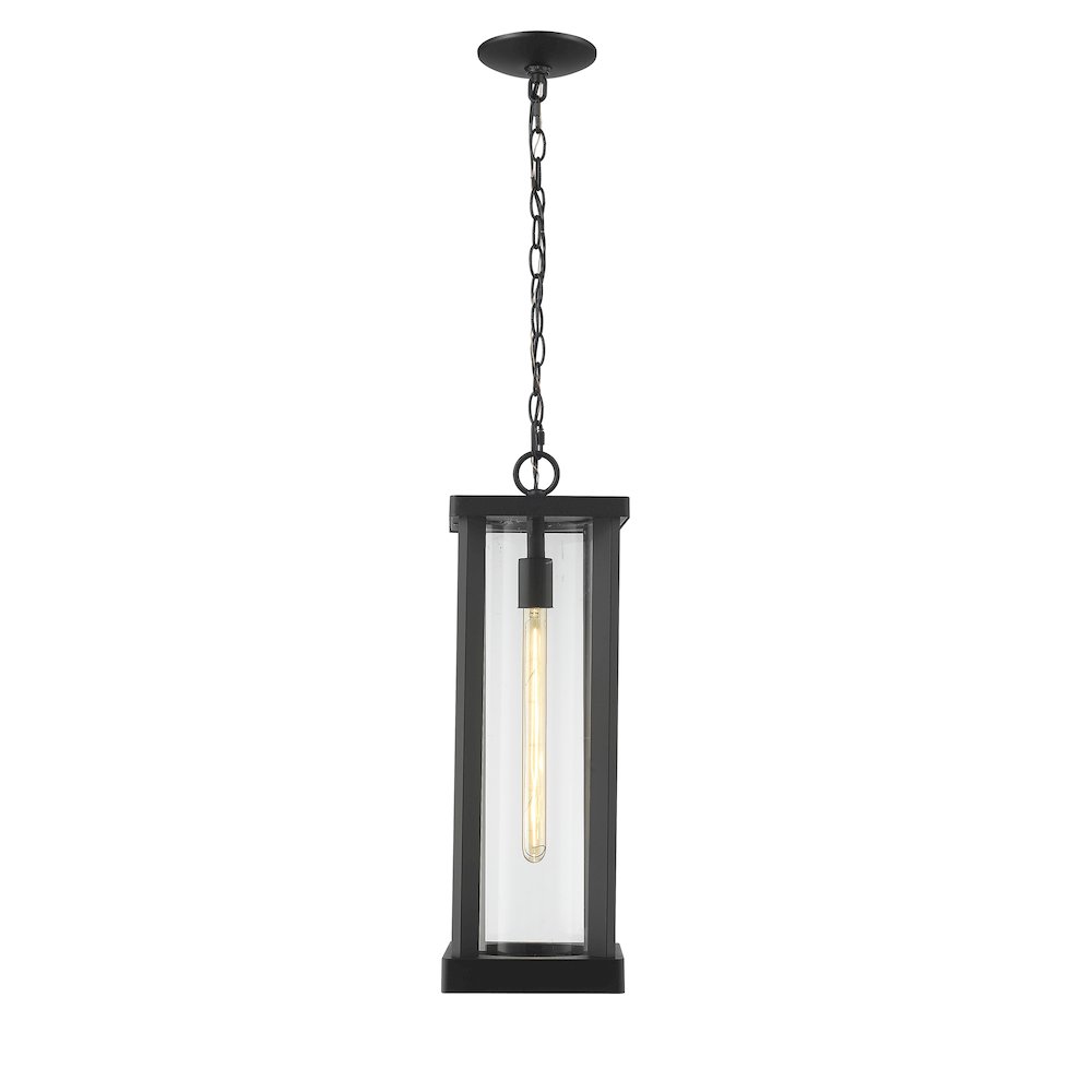 Z-Lite 1 Light Outdoor Chain Mount Ceiling Fixture. Picture 3