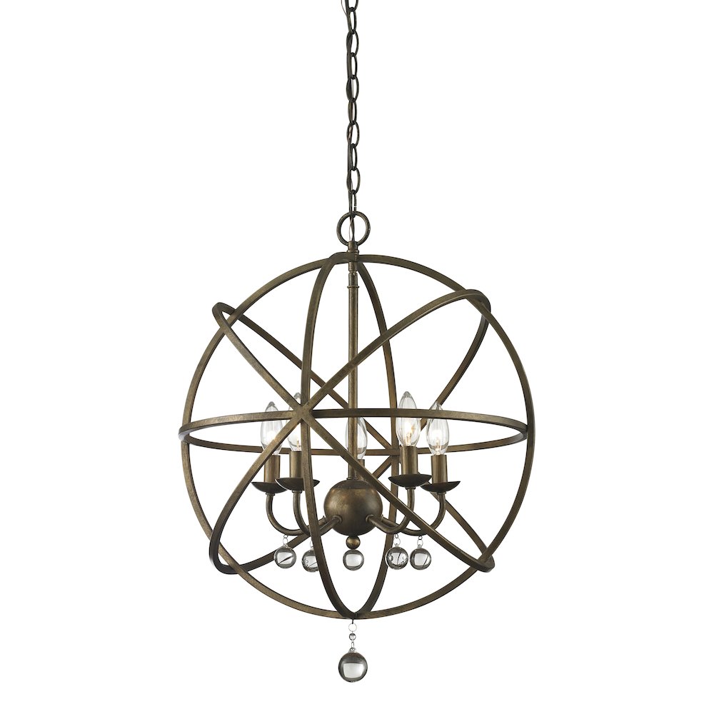 Z-Lite 5 Light Chandelier. Picture 1
