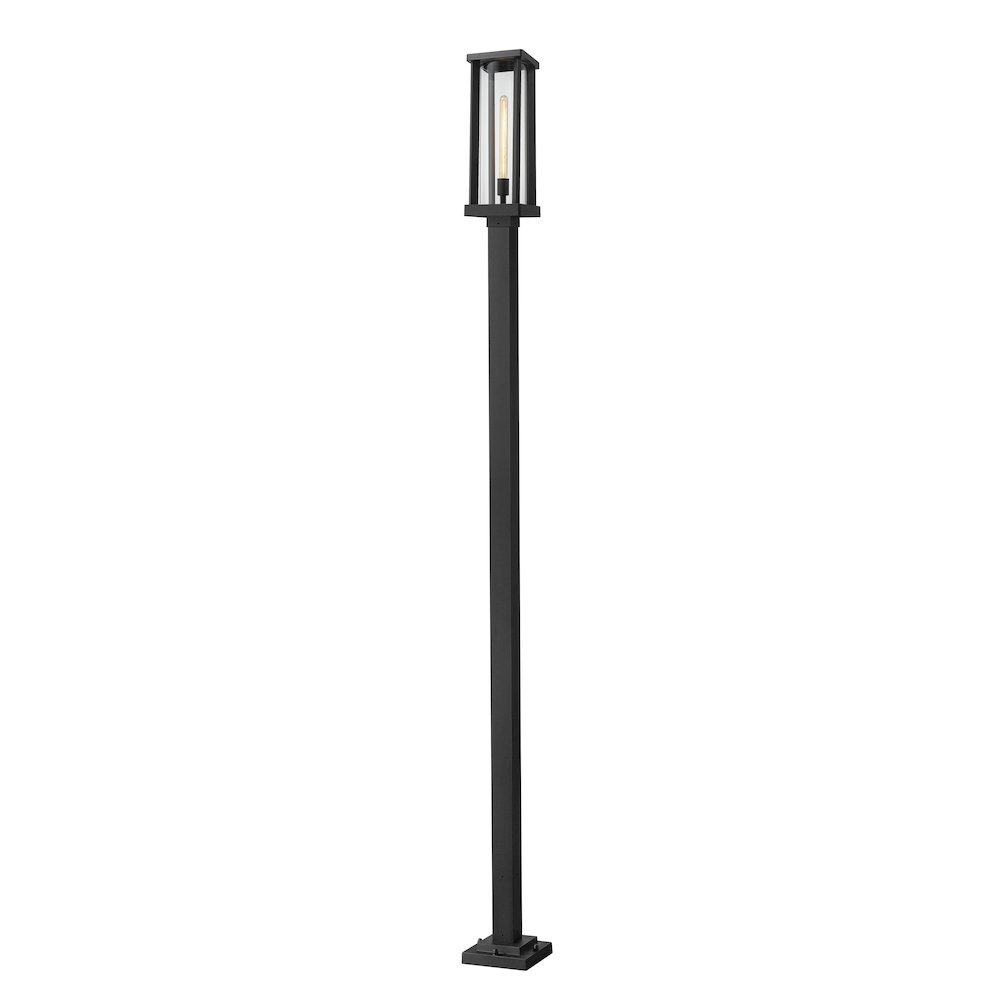 Z-Lite 1 Light Outdoor Post Mounted Fixture. Picture 1