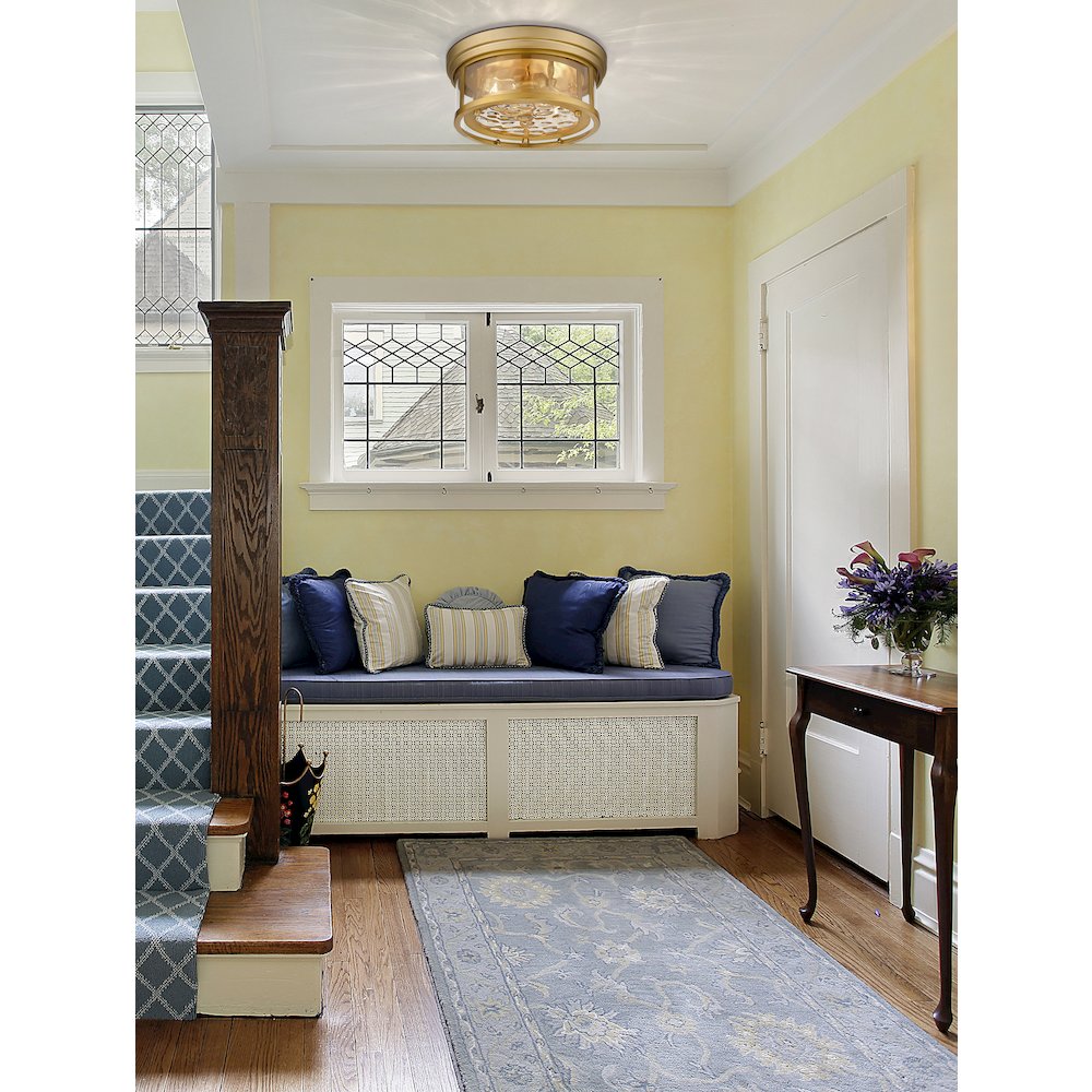Z-Lite 2 Light Flush Mount. Picture 7