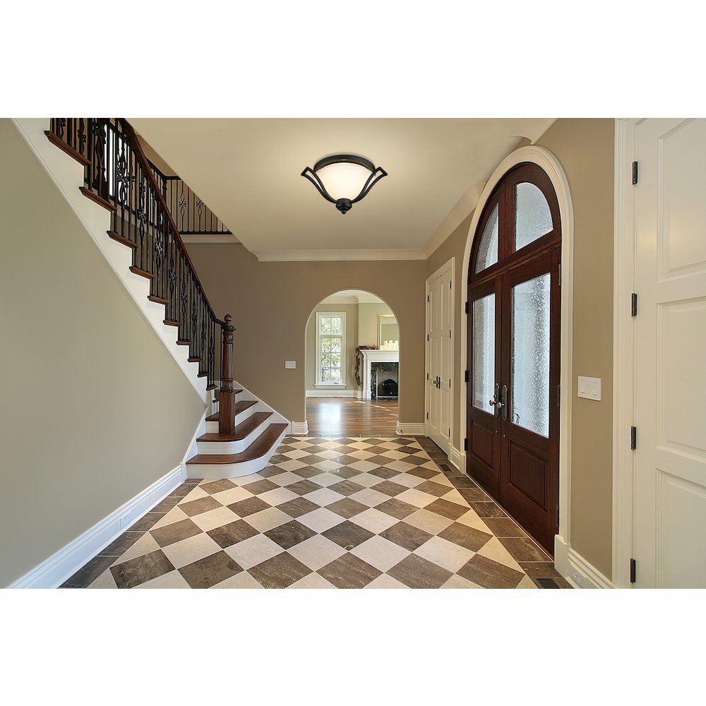 Z-Lite 3 Light Flush Mount. Picture 6
