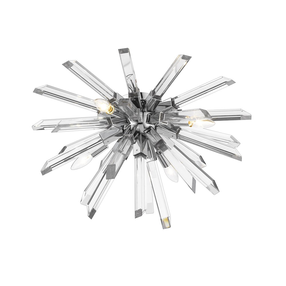 Z-Lite 4 Light Flush Mount. Picture 4