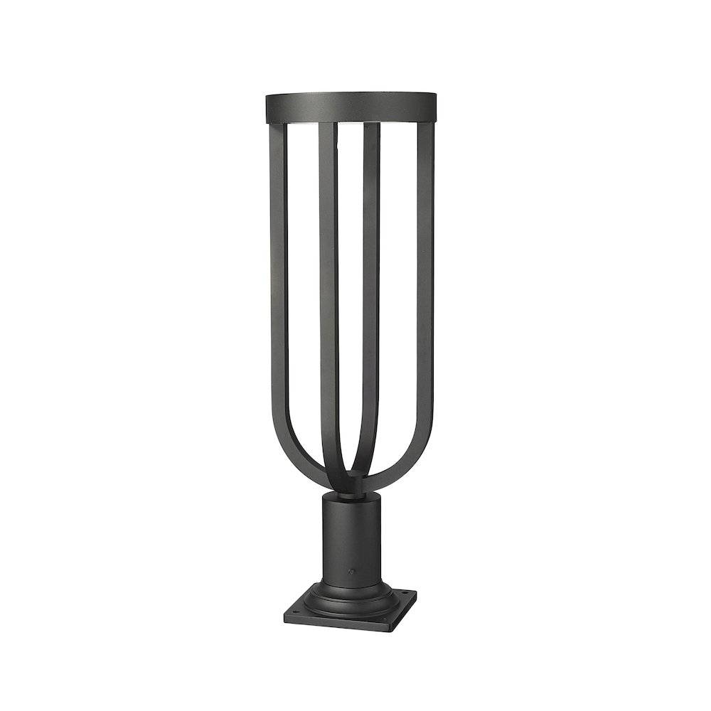 Z-Lite 1 Light Outdoor Pier Mounted Fixture. Picture 3