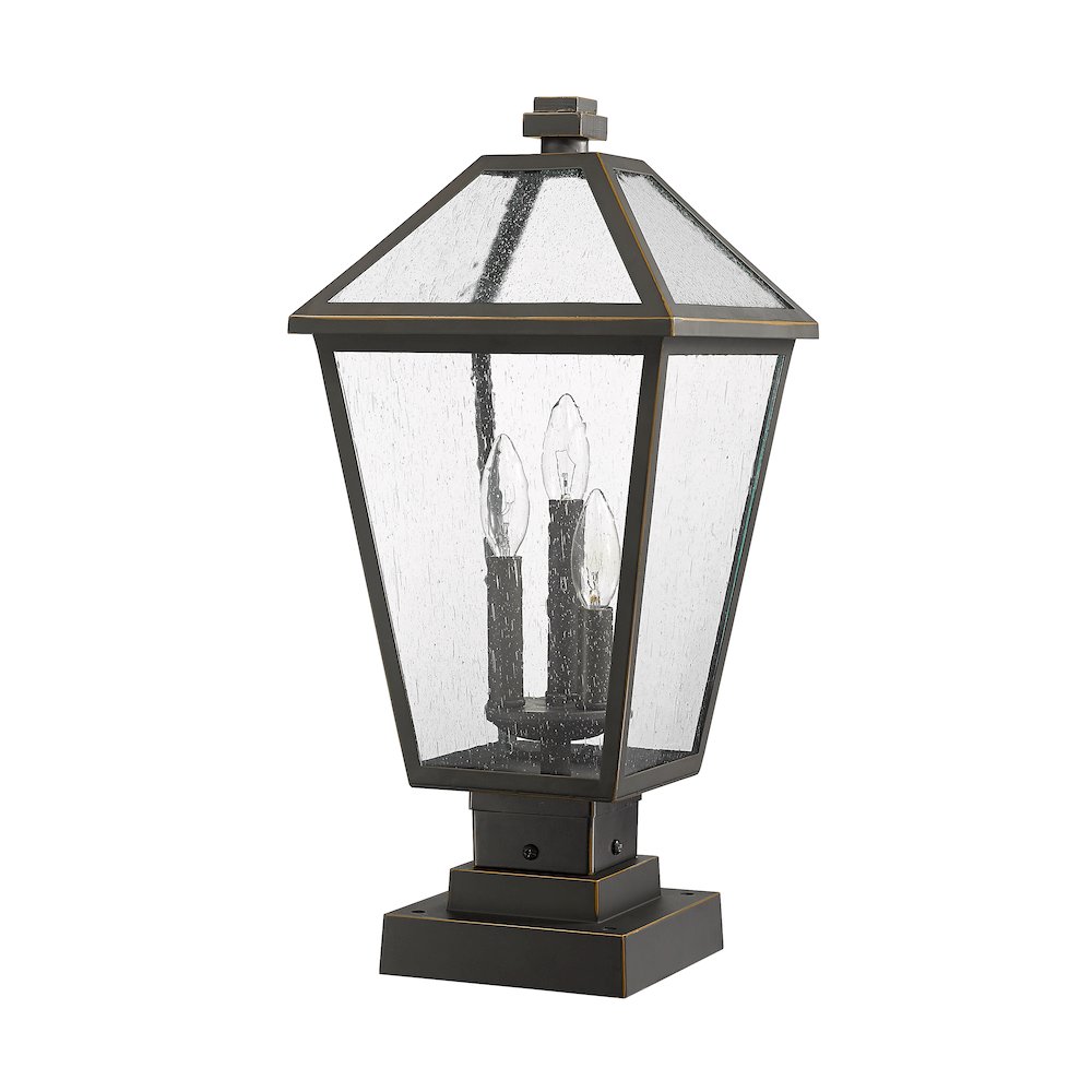 Z-Lite 3 Light Outdoor Pier Mounted Fixture. Picture 5