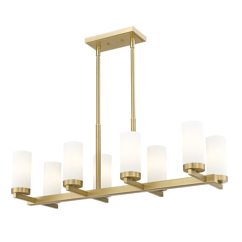 Z-Lite 8 Light Linear Chandelier. Picture 2