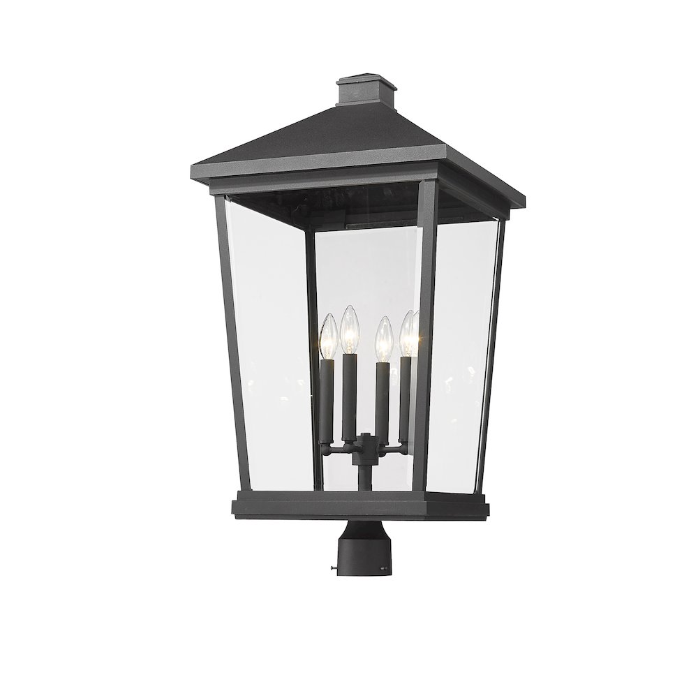 Z-Lite 4 Light Outdoor Post Mount Fixture. Picture 3