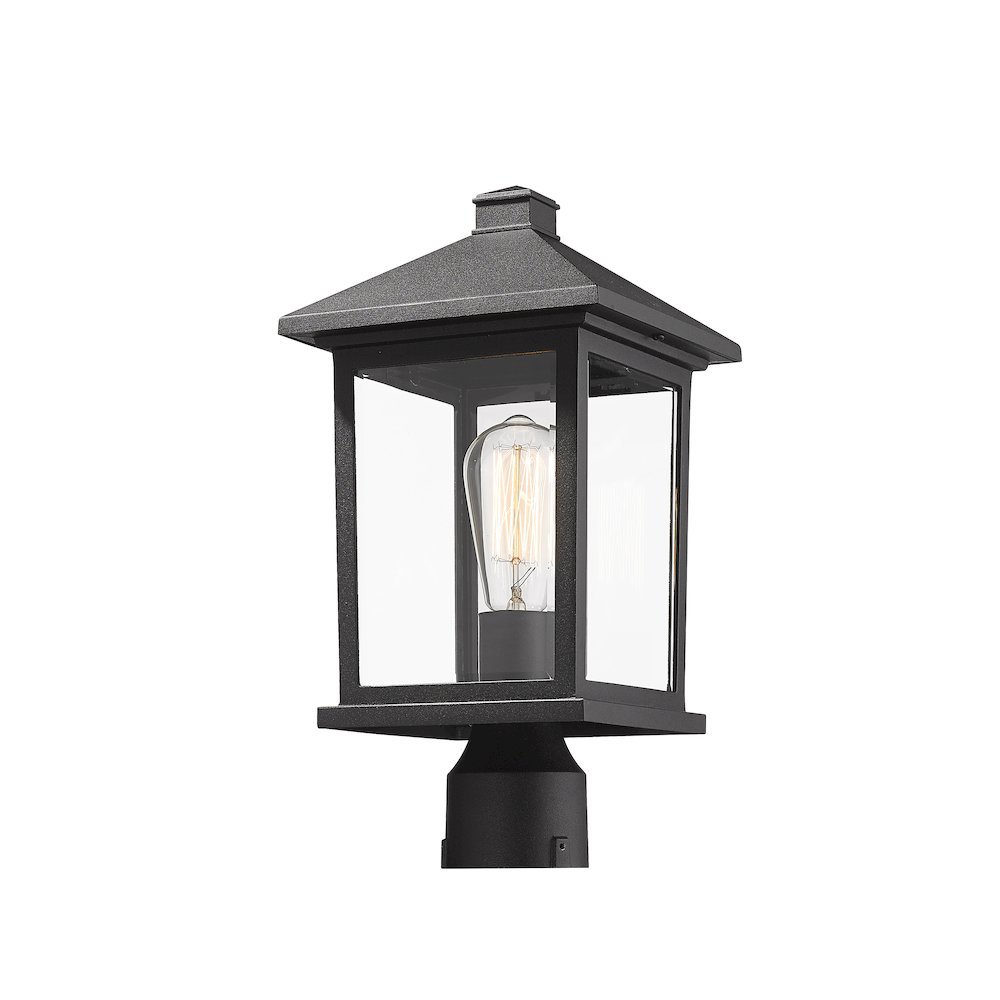 Z-Lite 1 Light Outdoor Post Mount Fixture. Picture 1