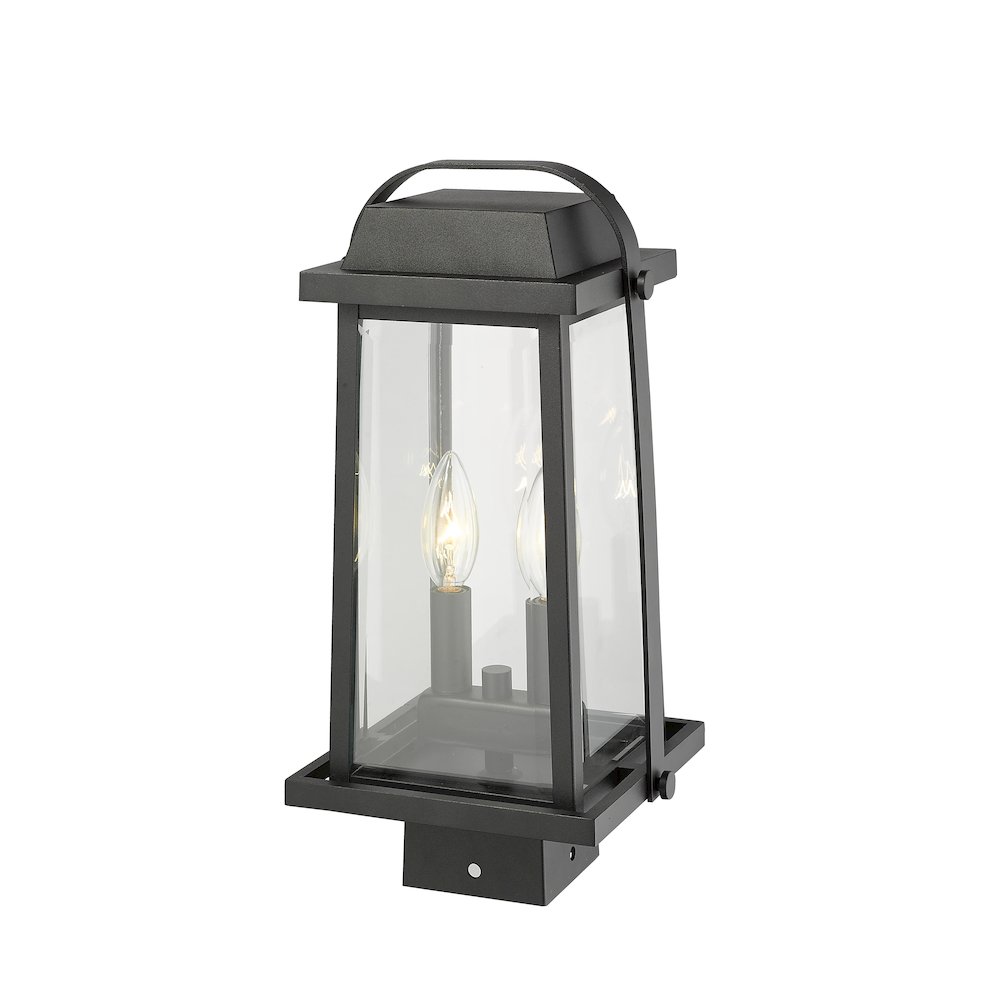 Z-Lite 2 Light Outdoor Post Mount Fixture. Picture 4