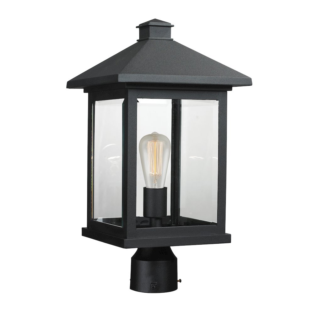 Z-Lite 1 Light Outdoor Post Mount Fixture. Picture 1