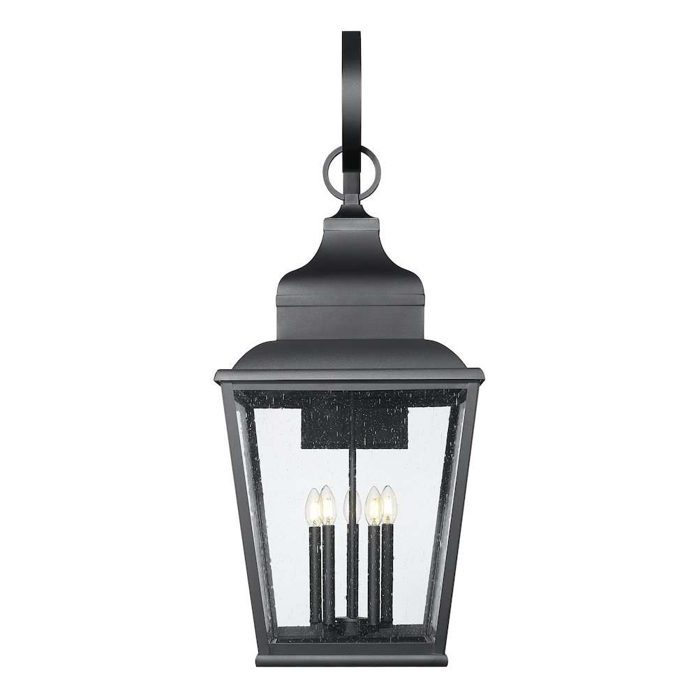 Z-Lite 5 Light Outdoor Wall Light, Sand Black. Picture 2