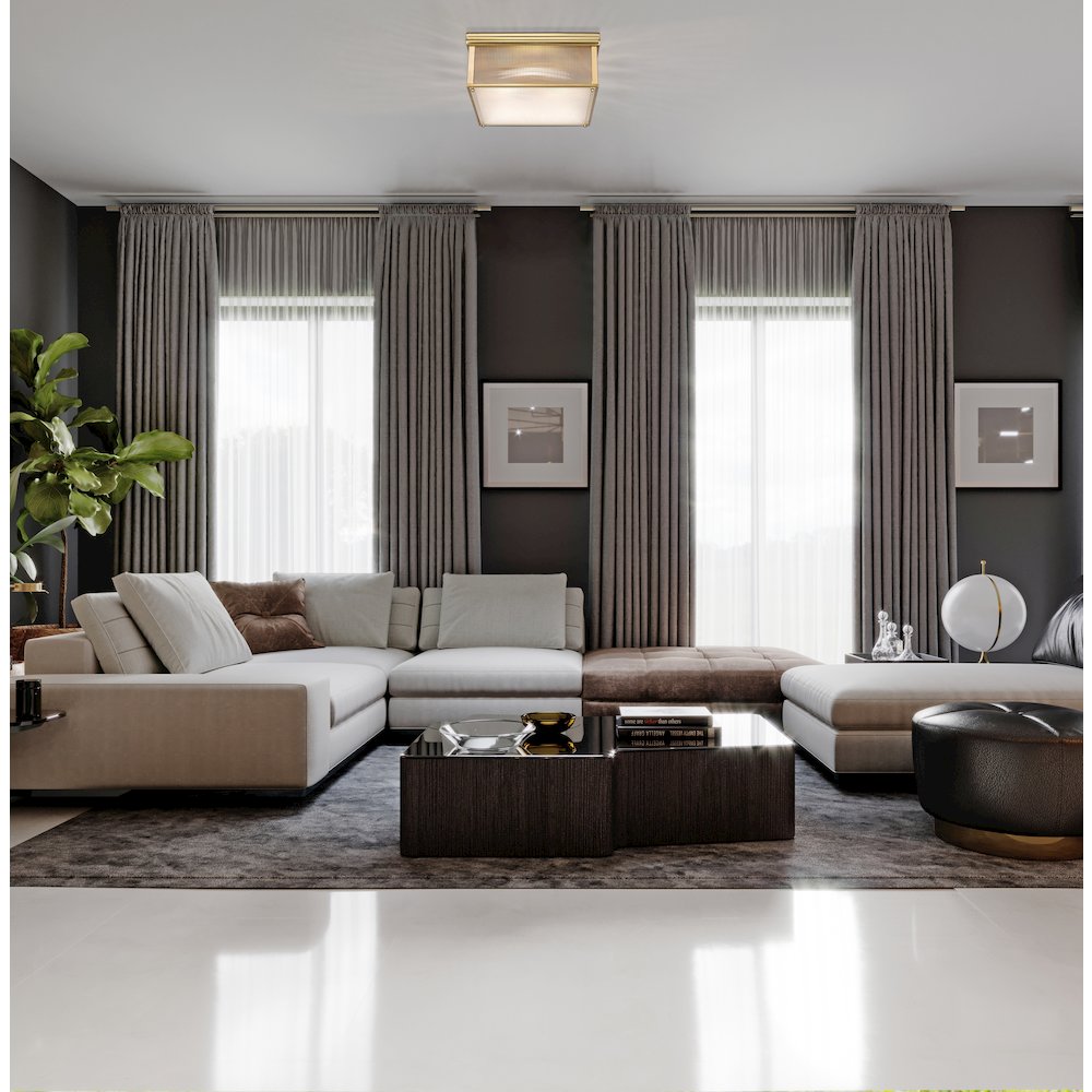 Z-Lite 4 Light Flush Mount. Picture 6