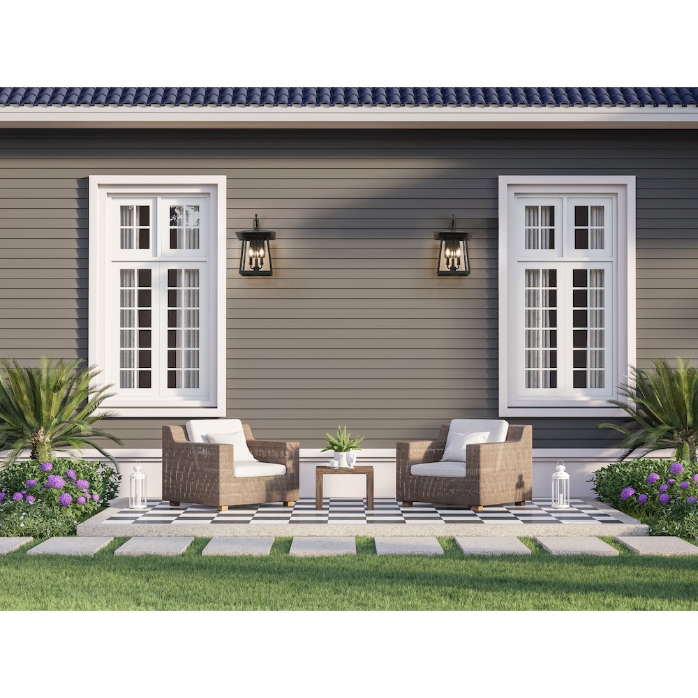 Z-Lite 3 Light Outdoor Wall Light. Picture 7
