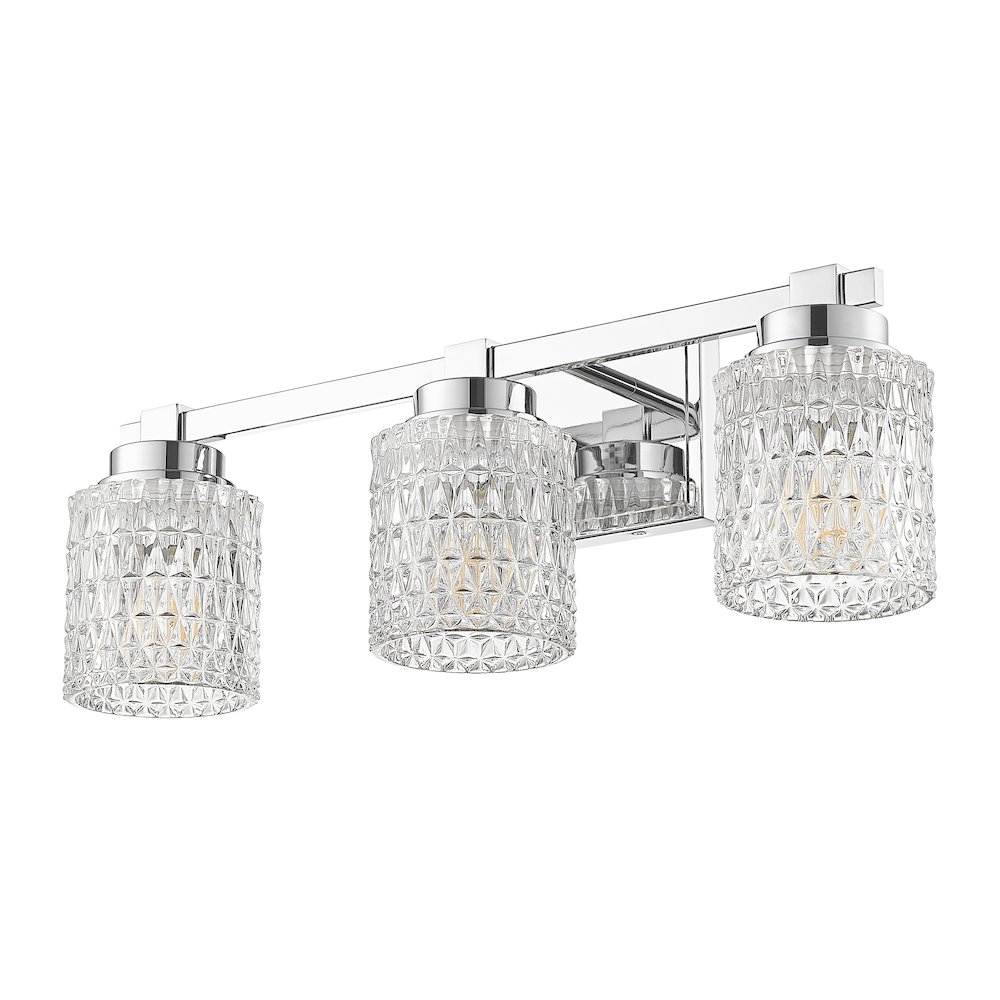 Z-Lite 3 Light Vanity, Chrome. Picture 7
