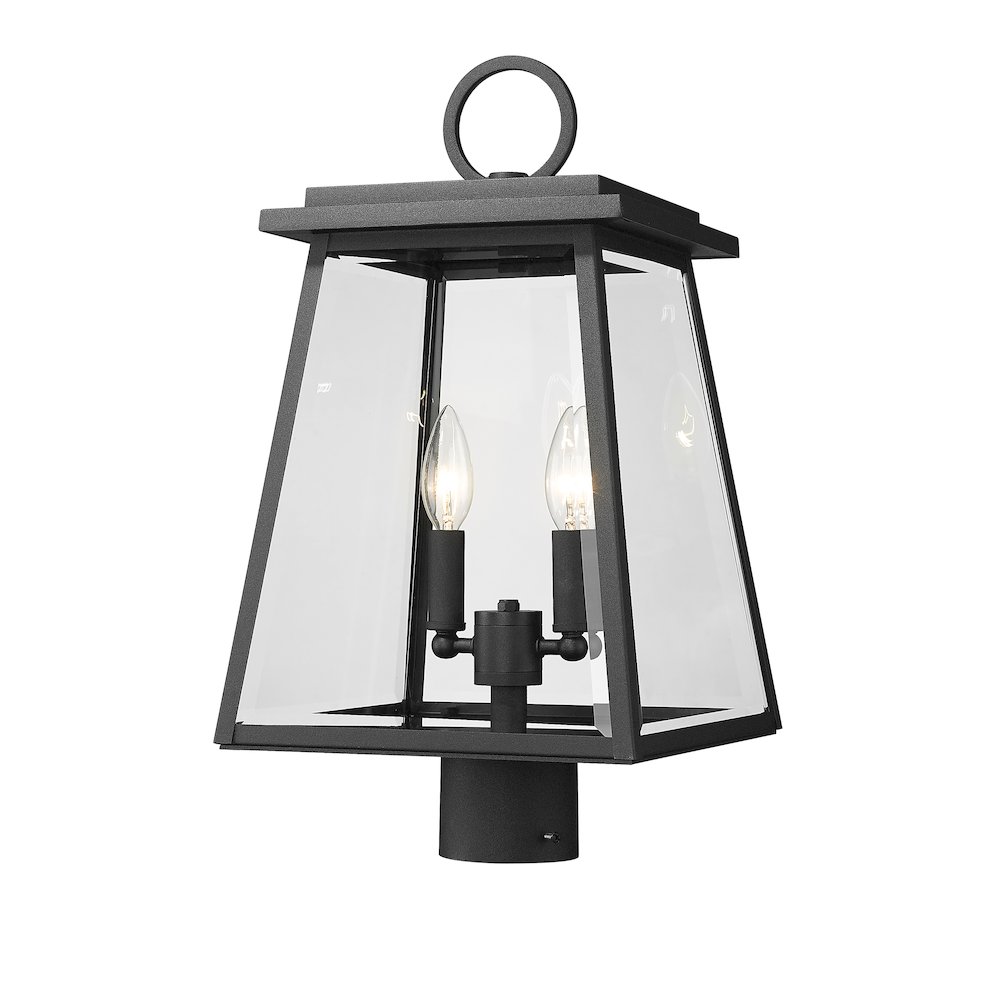 Z-Lite 2 Light Outdoor Post Mount Fixture. Picture 1