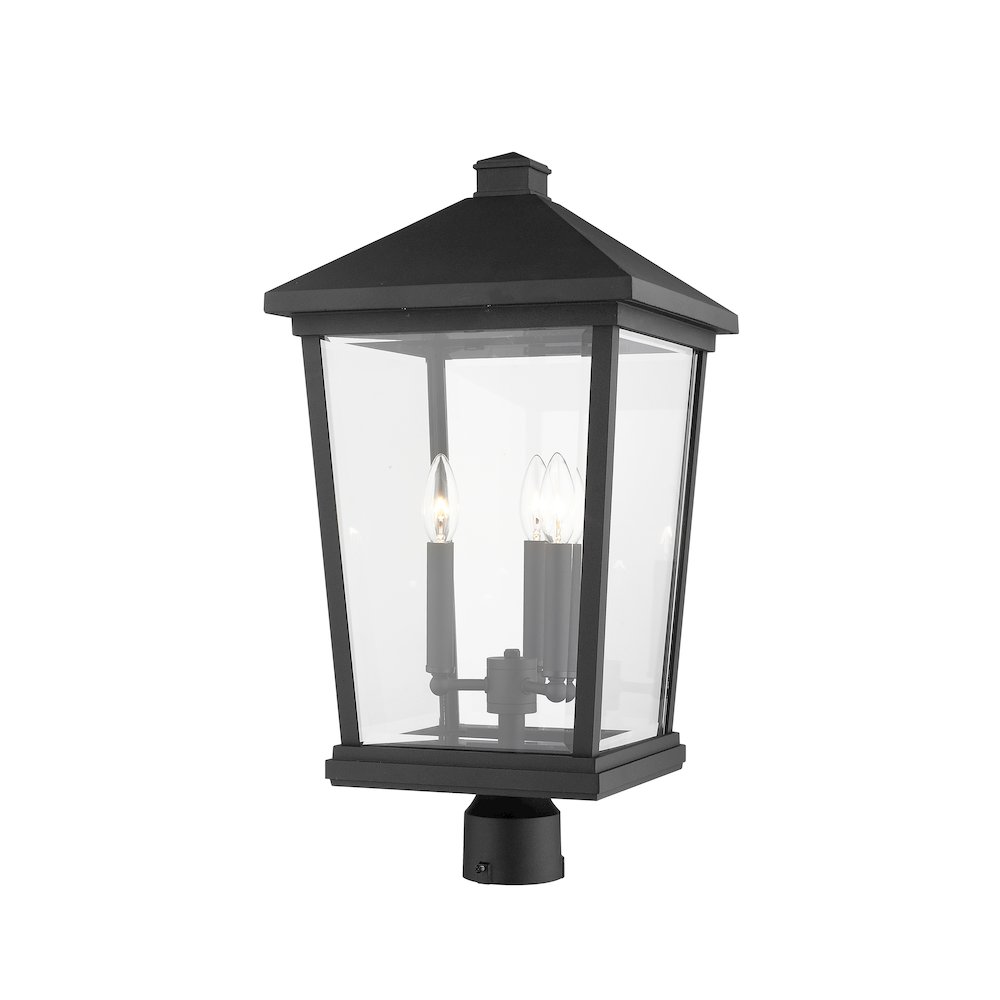 Z-Lite 3 Light Outdoor Post Mount Fixture. Picture 2