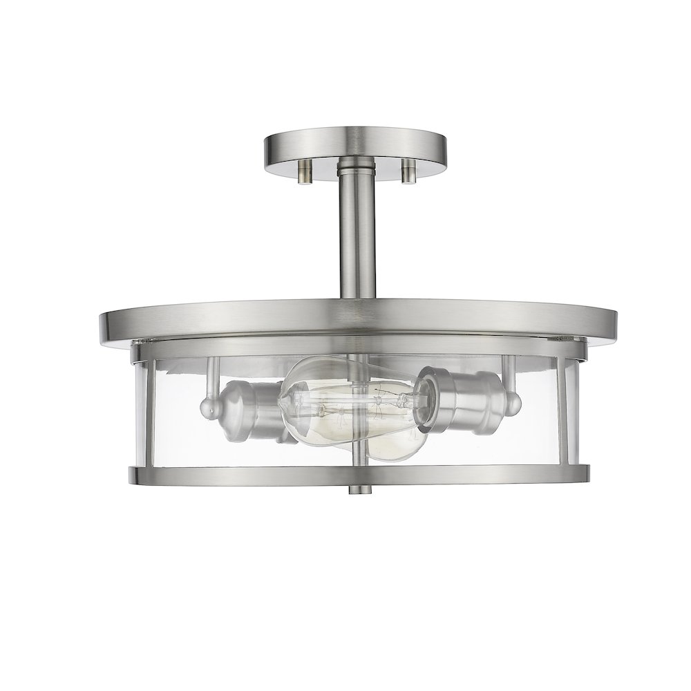 Z-Lite 2 Light Semi Flush Mount. Picture 5