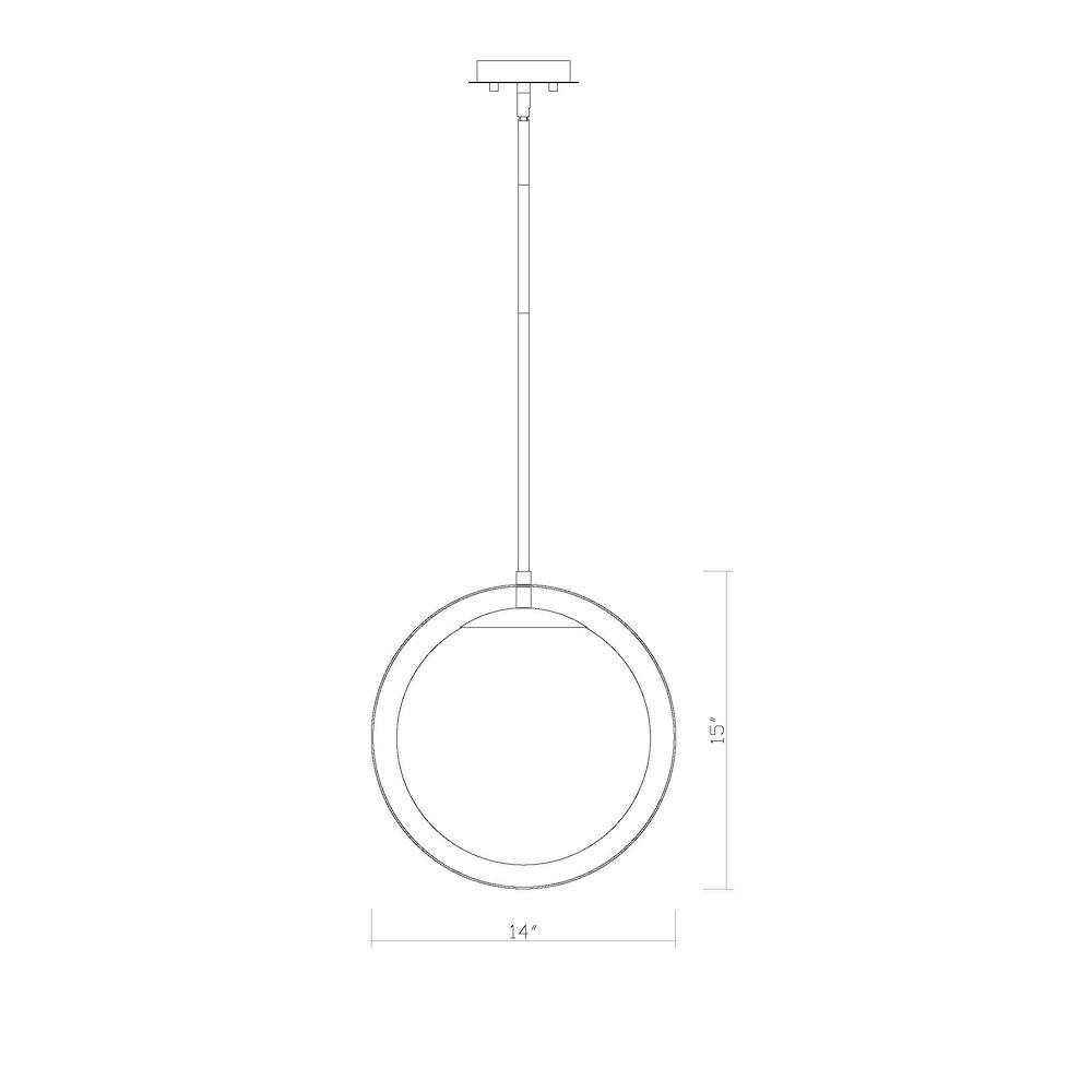 Z-Lite 1 Light Pendant. Picture 8