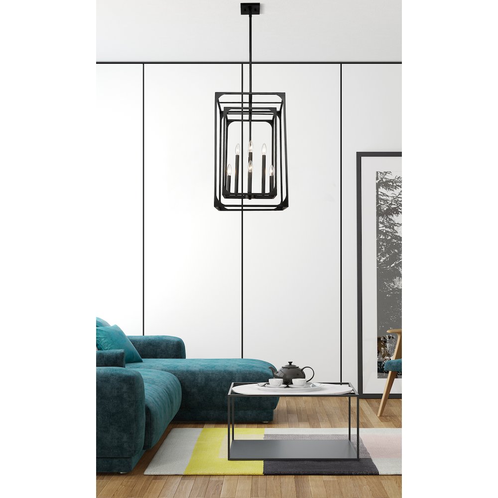 Z-Lite 8 Light Chandelier. Picture 6
