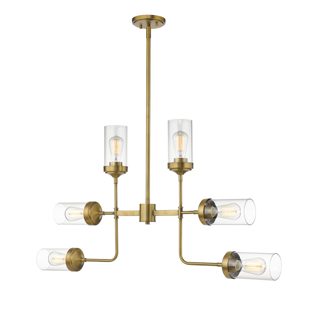 Z-Lite 6 Light Chandelier. Picture 1