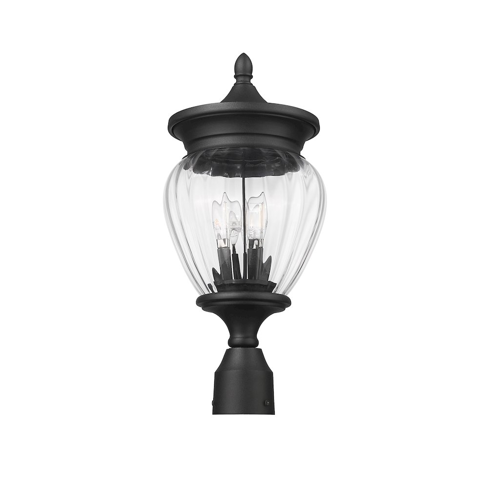 Z-Lite 3 Light Outdoor Post Mount Fixture. Picture 5