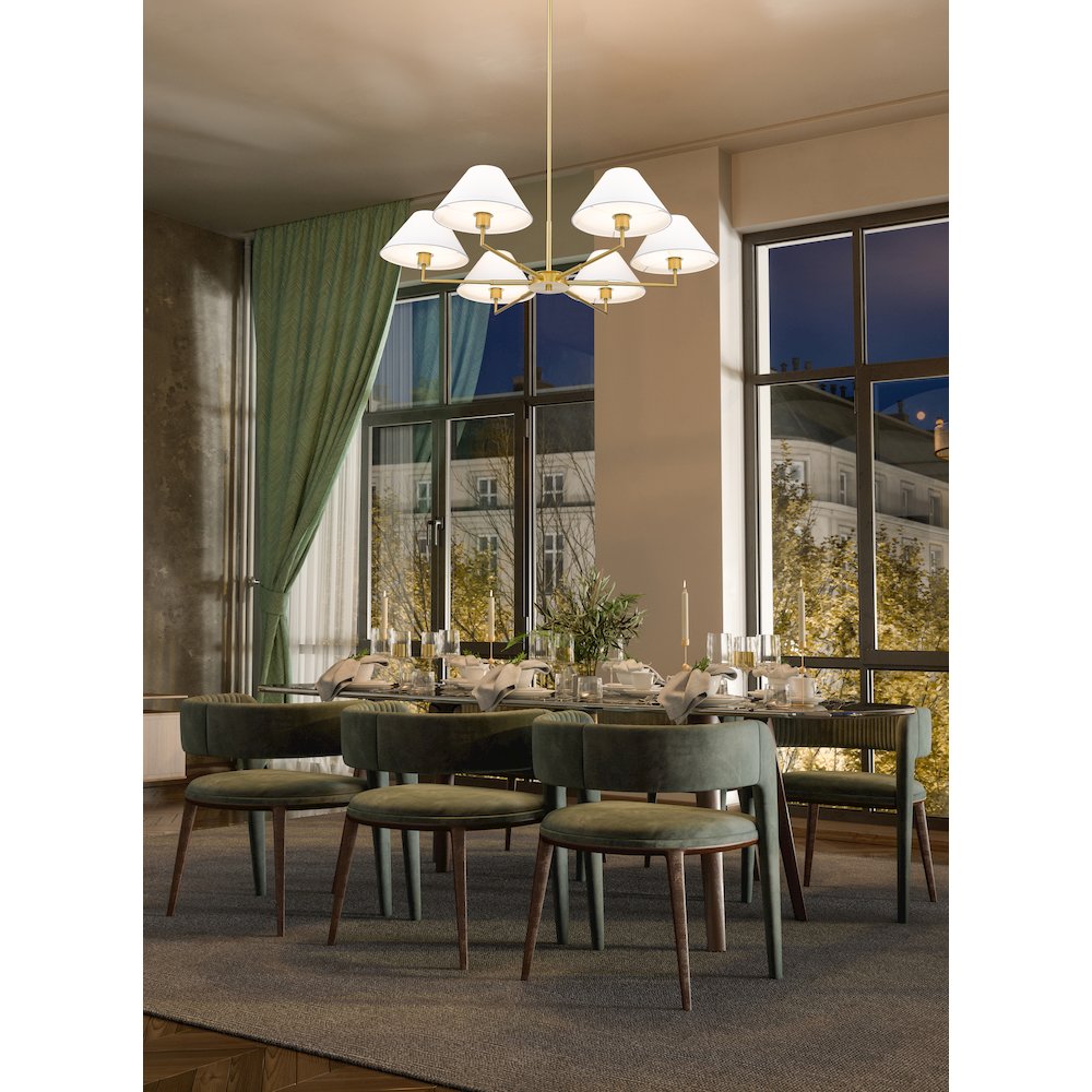 Z-Lite 6 Light Chandelier. Picture 7