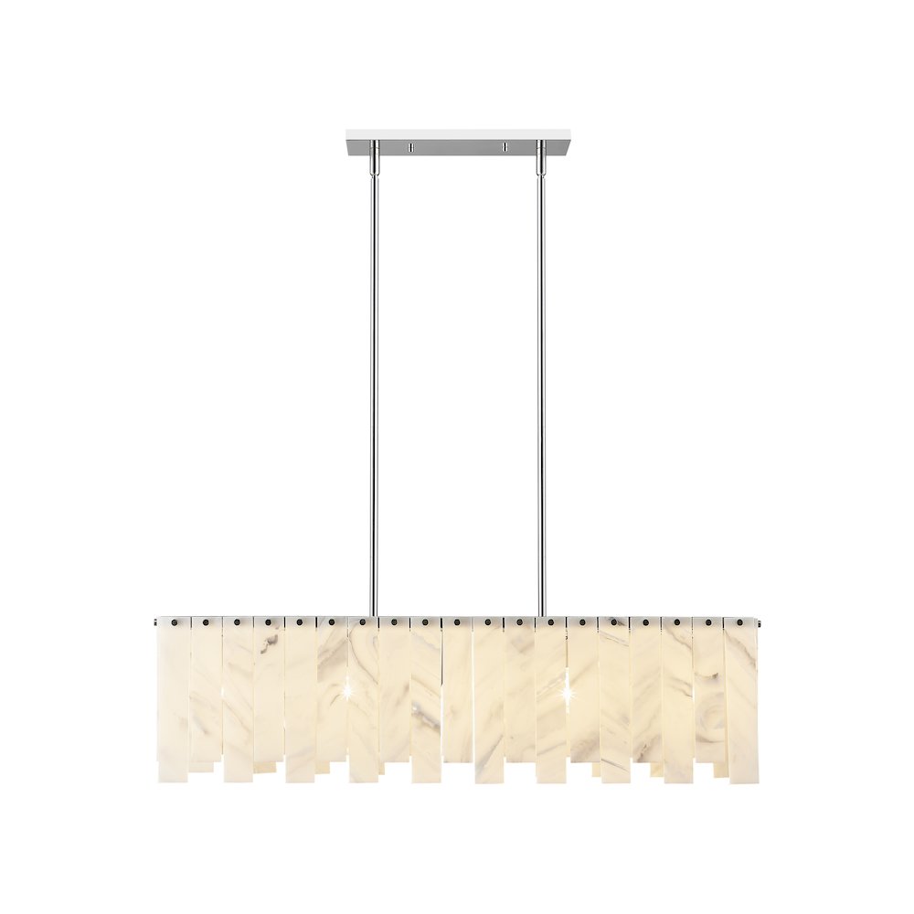 Z-Lite 5 Light Linear Chandelier. Picture 3