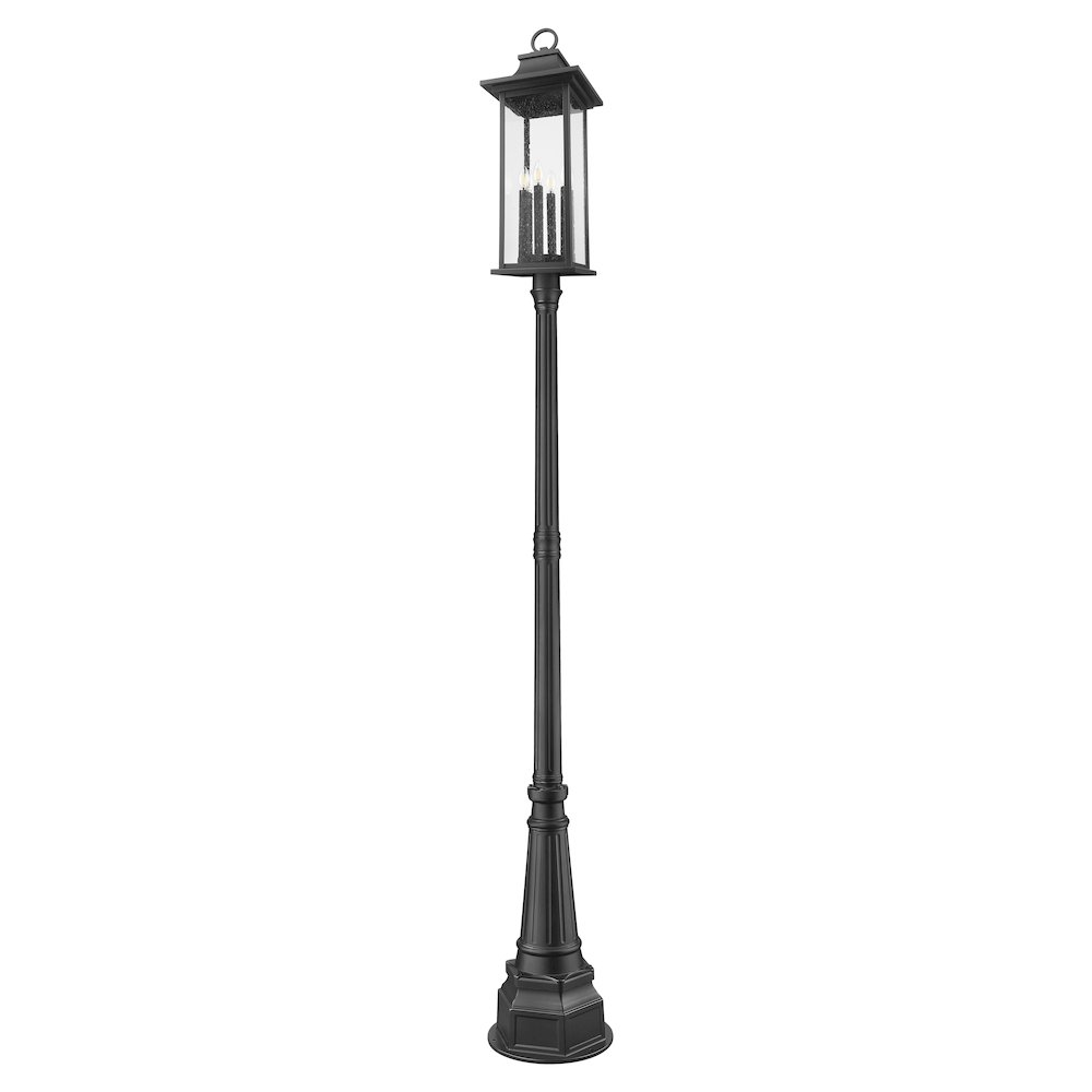 Z-Lite 6 Light Outdoor Post Mounted Fixture. Picture 5