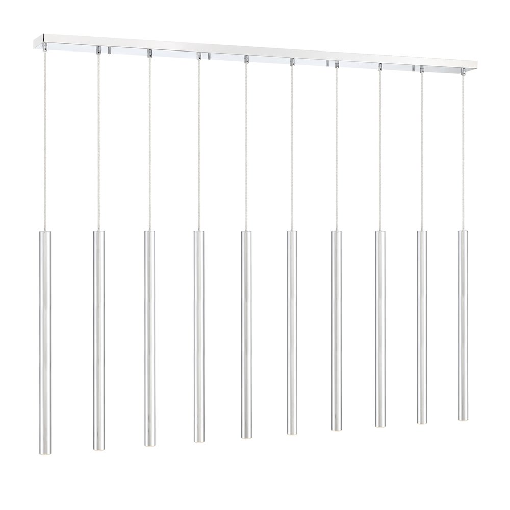 Z-Lite 10 Light Linear Chandelier. Picture 3