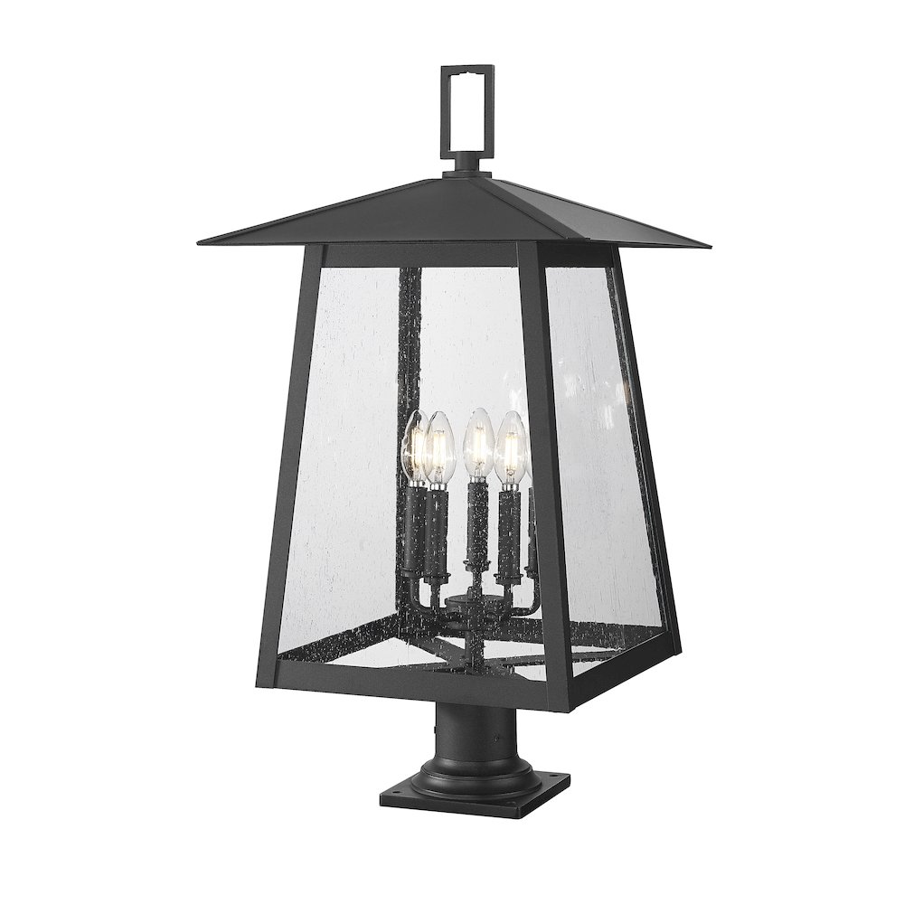 Z-Lite 5 Light Outdoor Pier Mounted Fixture. Picture 1