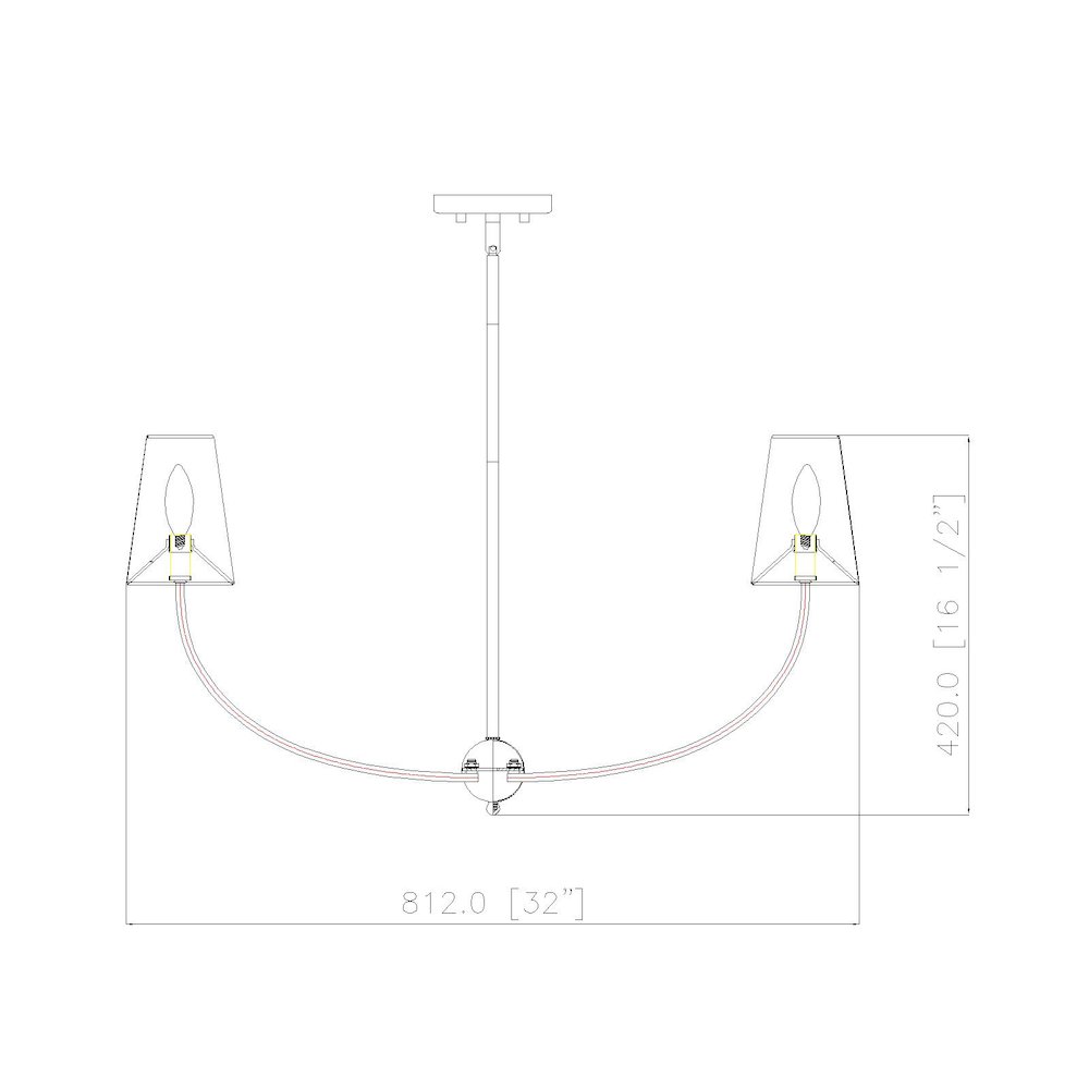 Z-Lite 5 Light Chandelier. Picture 8