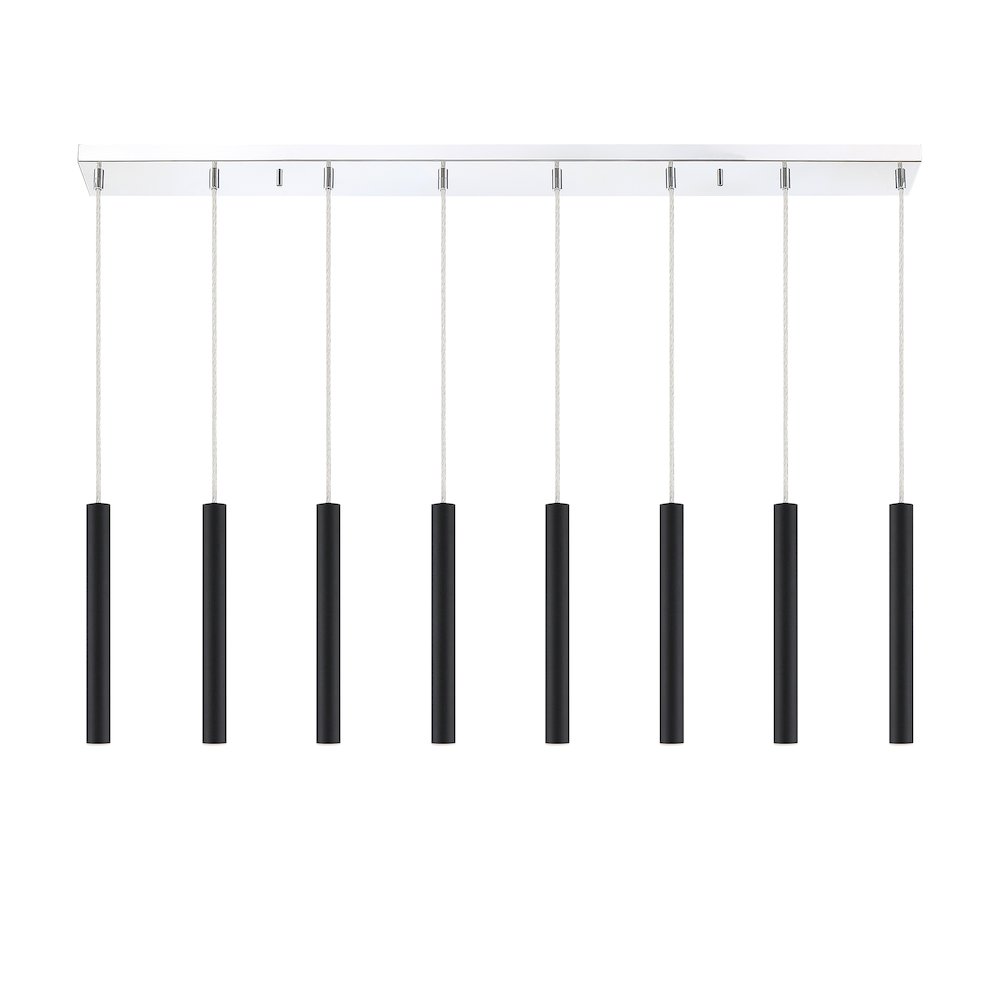 Z-Lite 8 Light Linear Chandelier. Picture 4
