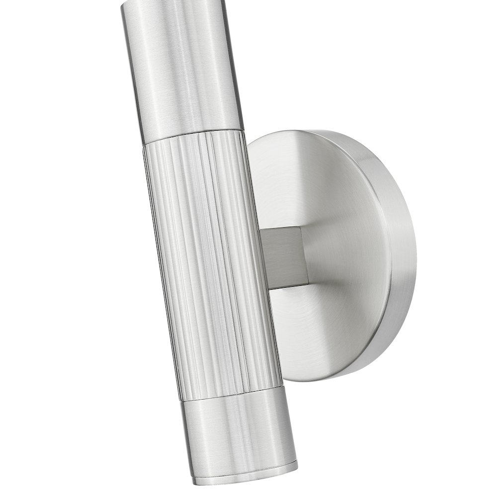 Z-Lite Stari 1 Light Wall Sconce in Brushed Nickel color, Steel frame. Picture 4