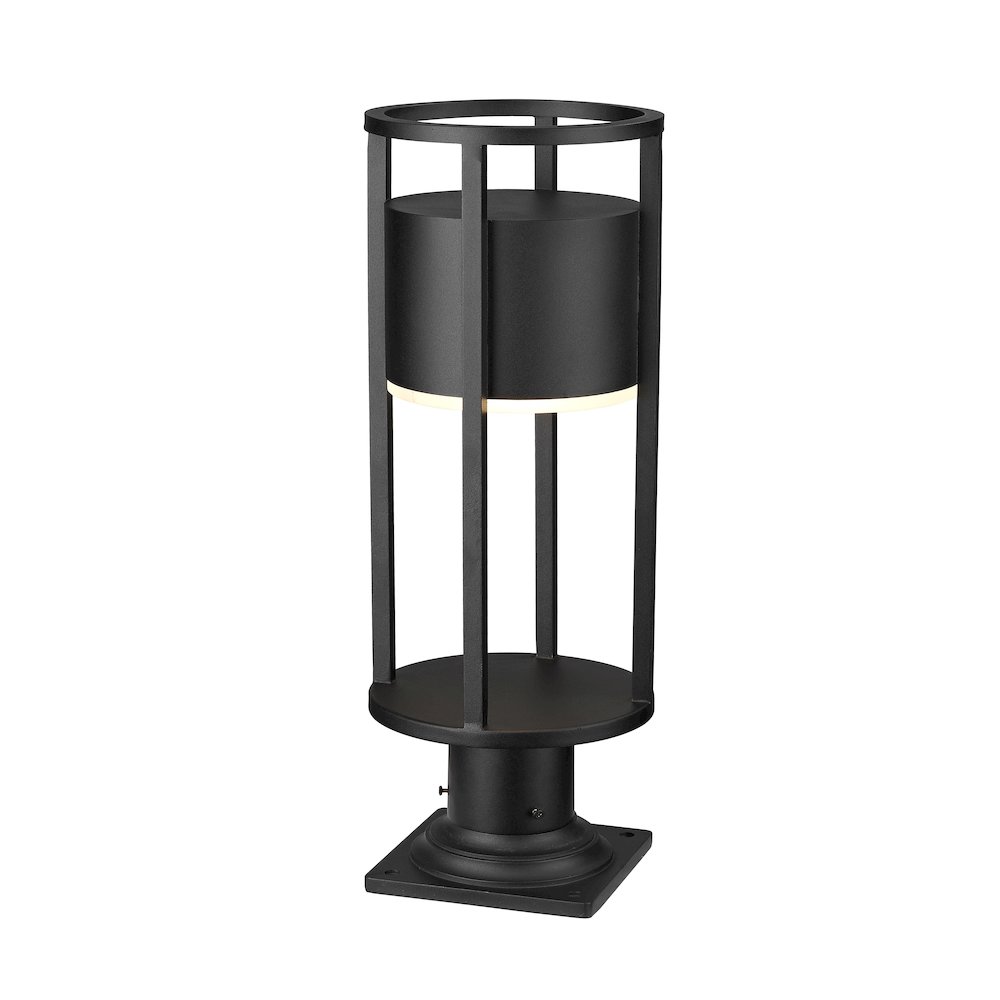 Z-Lite 1 Light Outdoor Pier Mounted Fixture. Picture 2