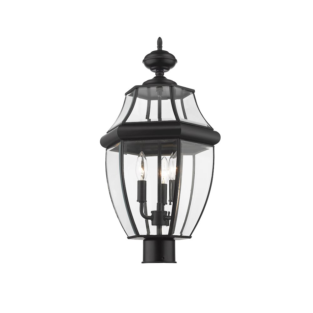 Z-Lite 3 Light Outdoor Post Mount Fixture. Picture 1