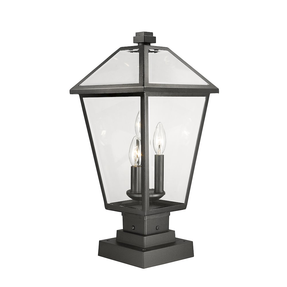 Z-Lite 3 Light Outdoor Pier Mounted Fixture. Picture 4