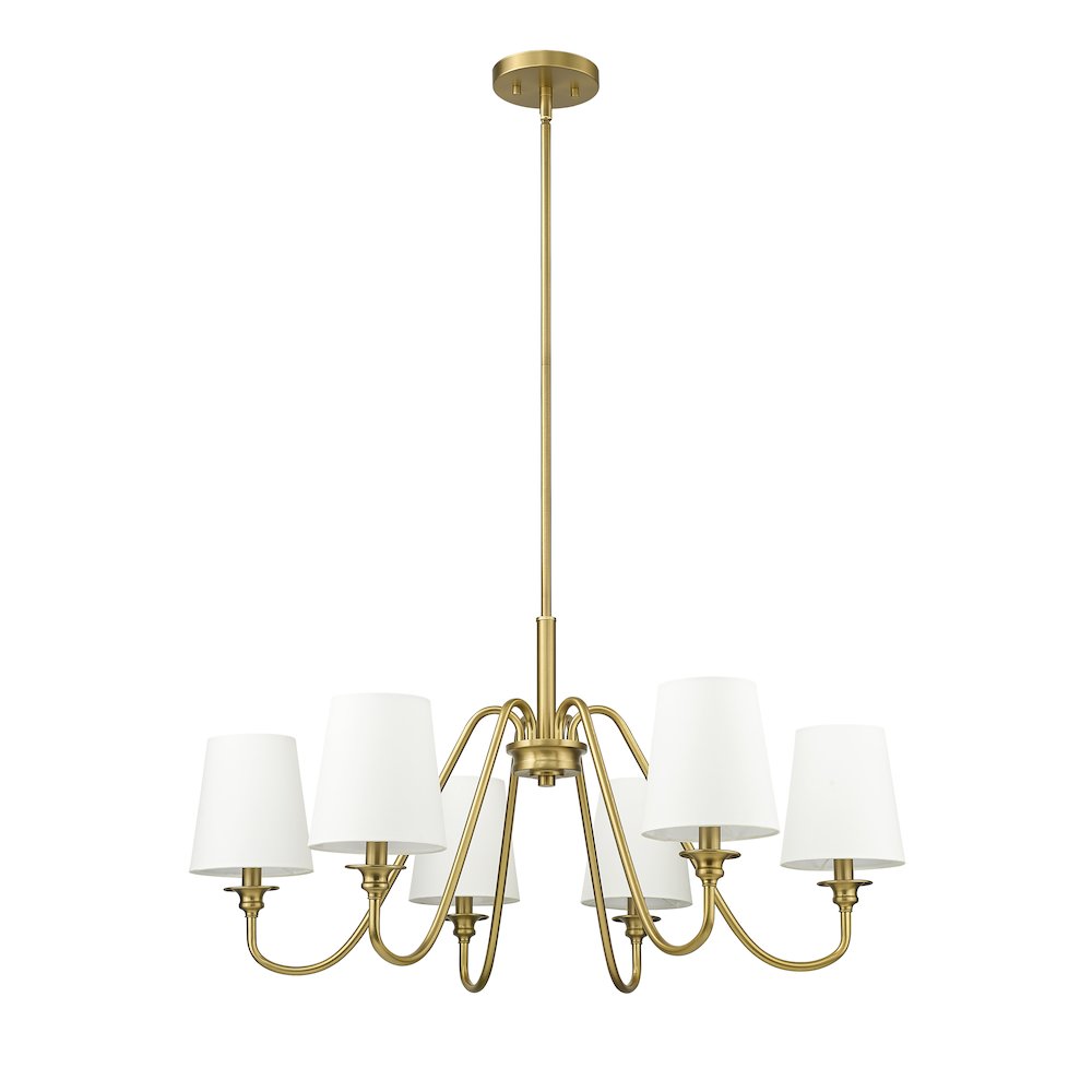 Z-Lite 6 Light Chandelier. Picture 5