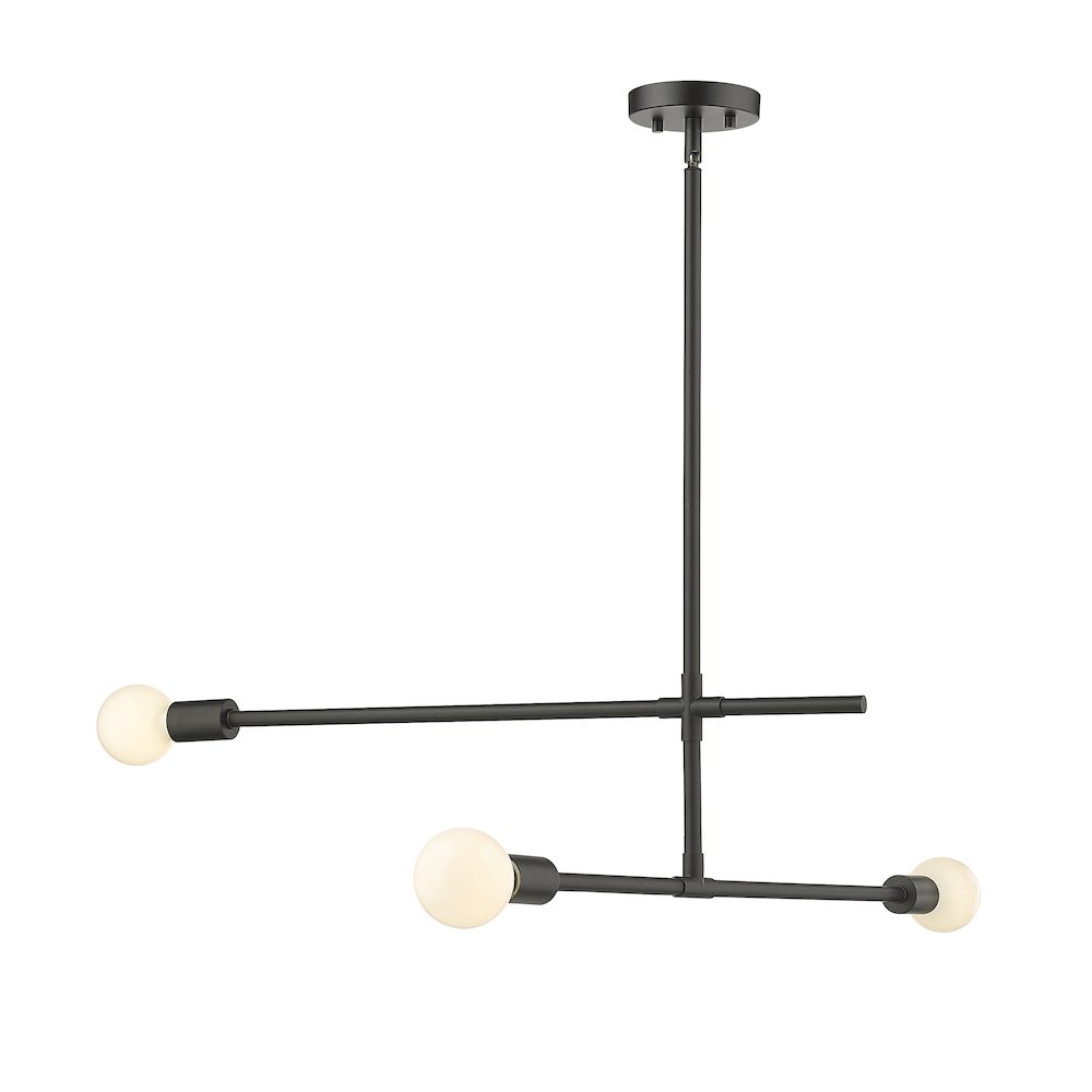 Z-Lite 3 Light Chandelier. Picture 3
