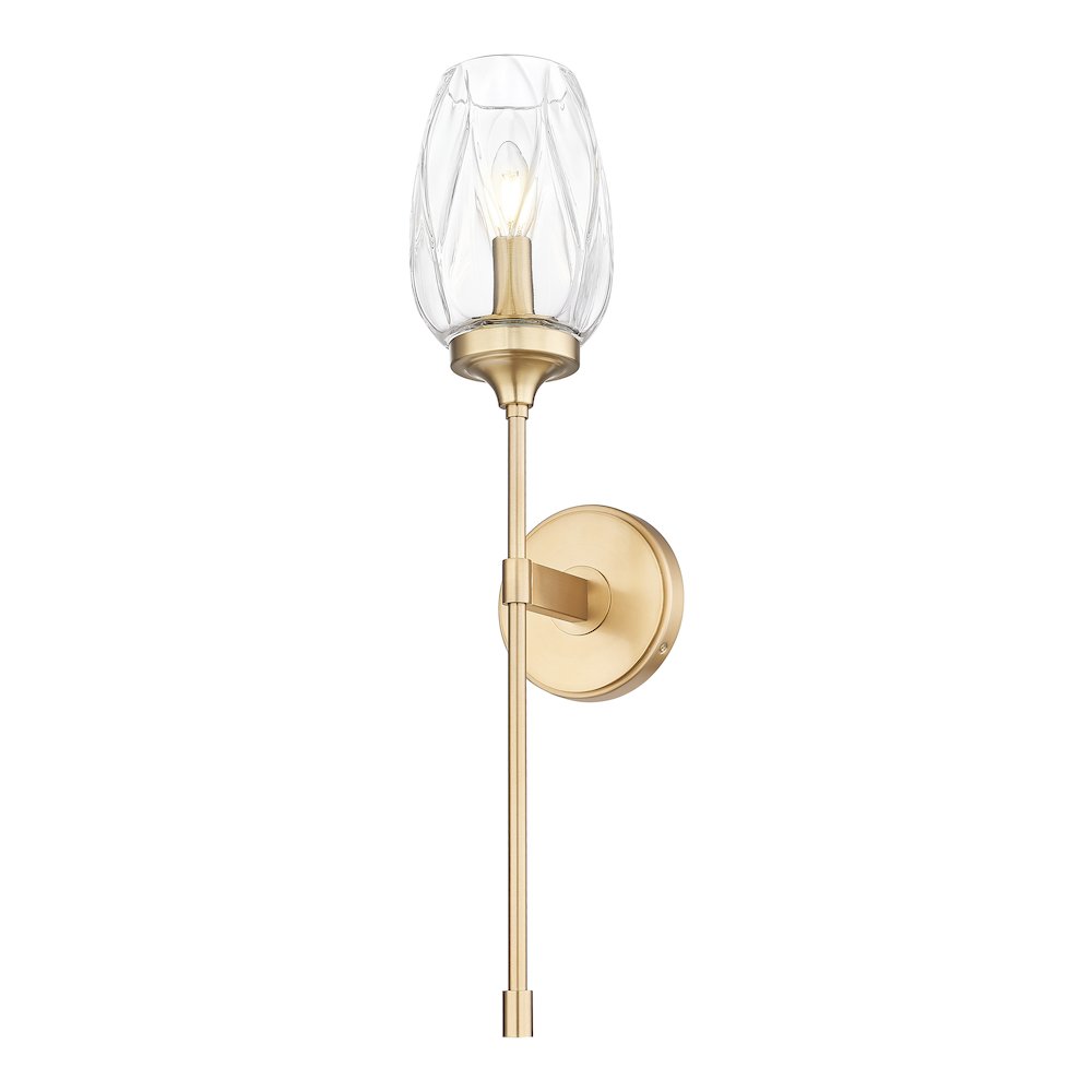 Z-Lite 1 Light Wall Sconce, Modern Gold. Picture 3