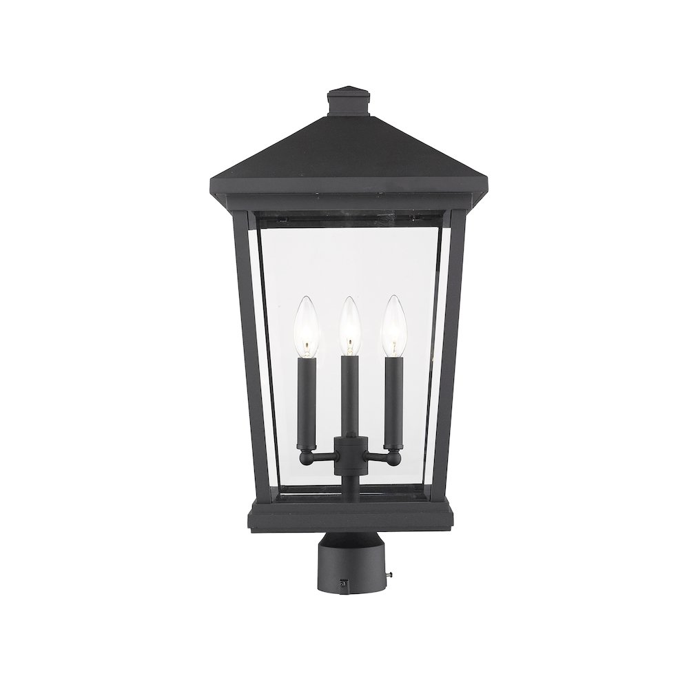 Z-Lite 3 Light Outdoor Post Mount Fixture. Picture 1