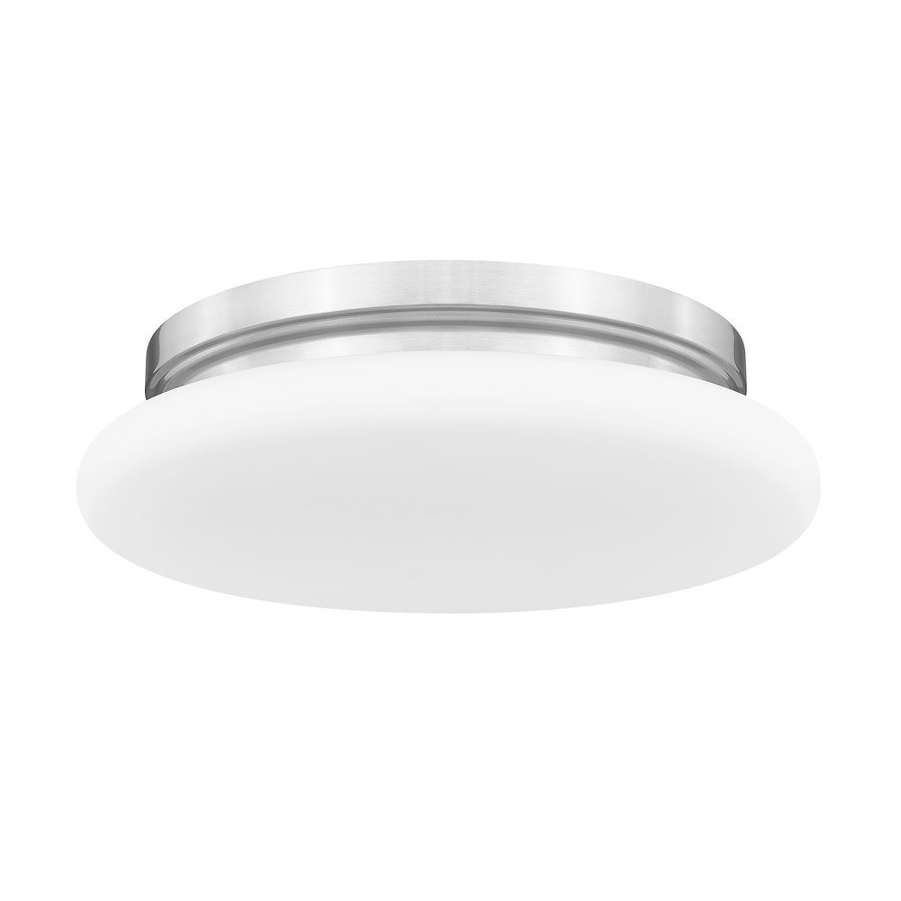 Soleil 1 Light Brushed Nickel Flush Mount. Picture 7