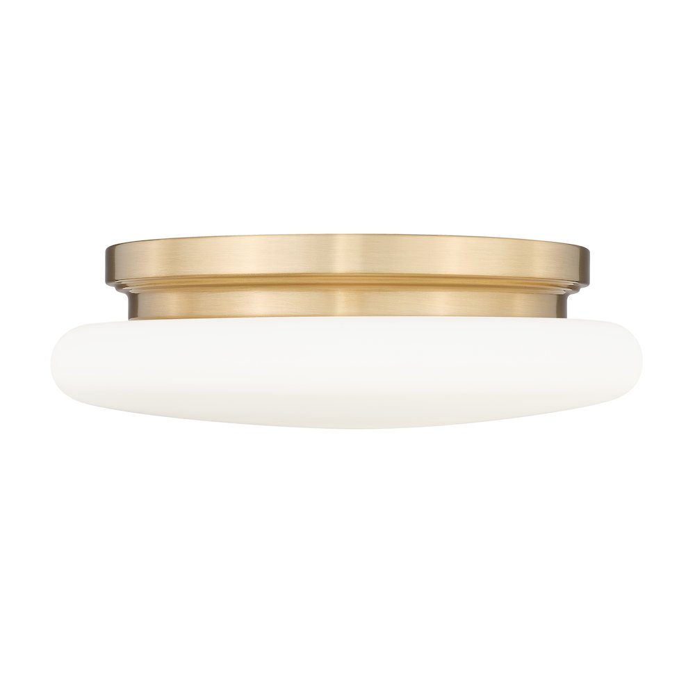 Soleil 1 Light Modern Gold Flush Mount. Picture 4