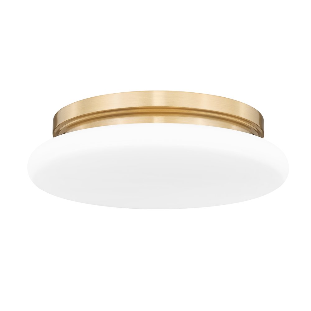 Soleil 1 Light Modern Gold Flush Mount. Picture 7